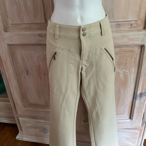Athleta Tan Stretch Pants Women’s 6 - Picture 8 of 8